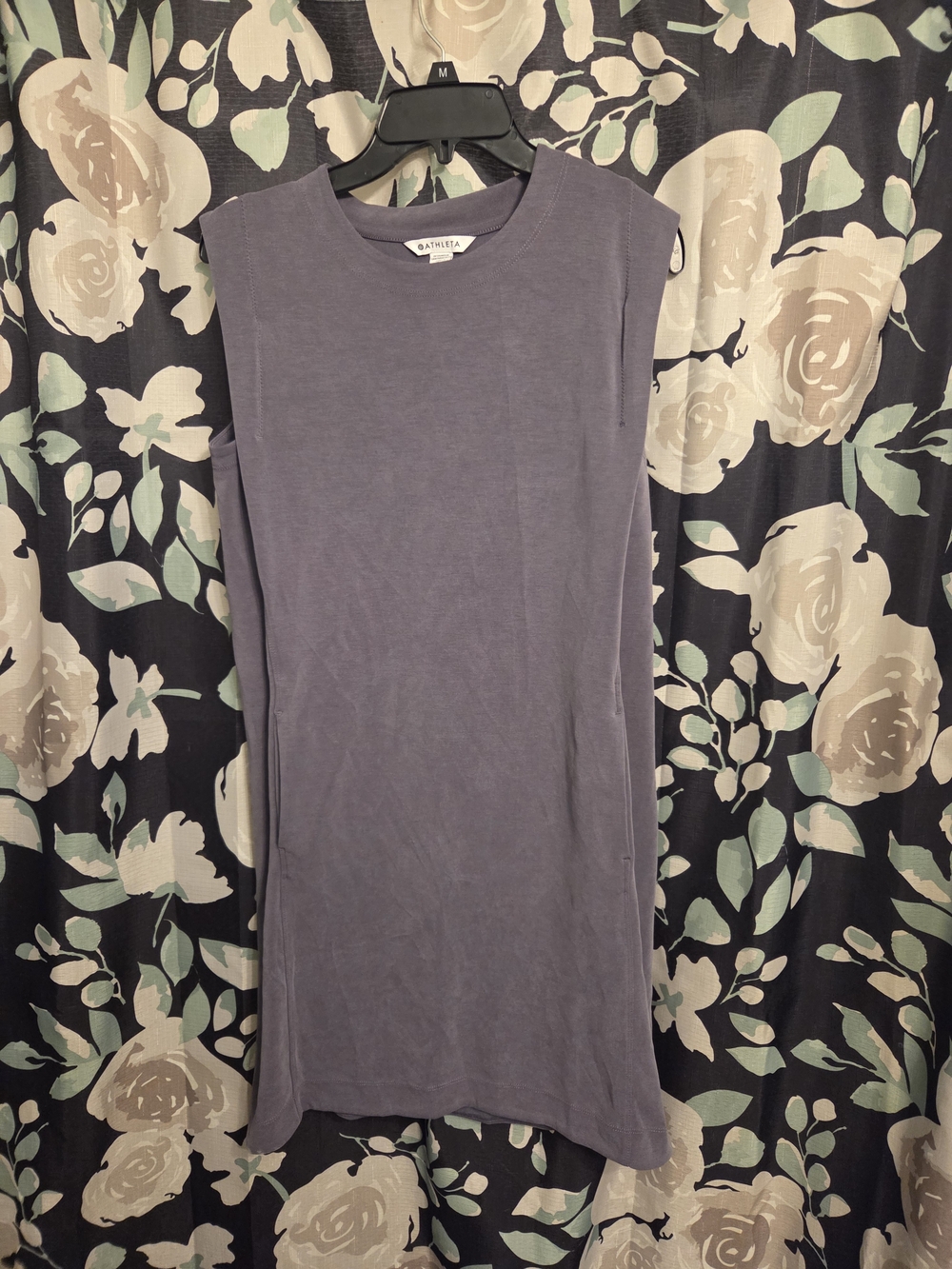 Athleta Seasoft Tank Dress In Muted Purple